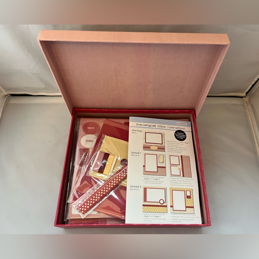 Colorbok Predesigned Scrapbook Album Kit with Accessories